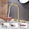 Kibi Circular X 8 Bathroom Sink Widespread Faucet with Drain Assembly KBF1026BG - alternate 9